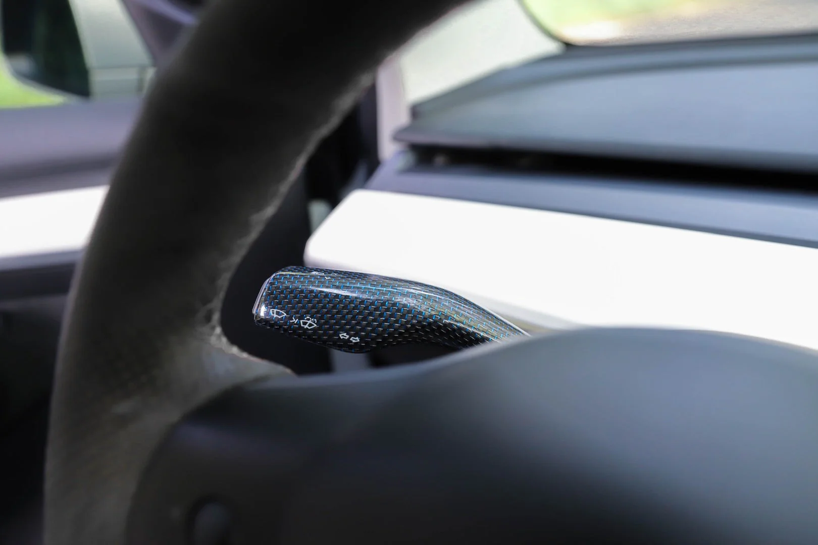 TPARTS Real Carbon Fiber Stalk Cover for Tesla Model 3 & Y - Image 11
