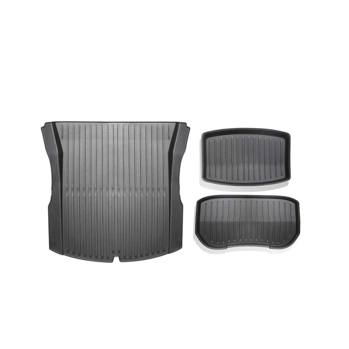 All-Weather Cargo Liners Set with Seats Back Protector Mats for Model 3 Premium 2024-2026 - Image 10