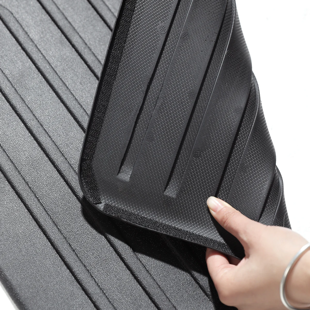All-Weather Cargo Liners Set with Seats Back Protector Mats for Model 3 Premium 2024-2026 - Image 4