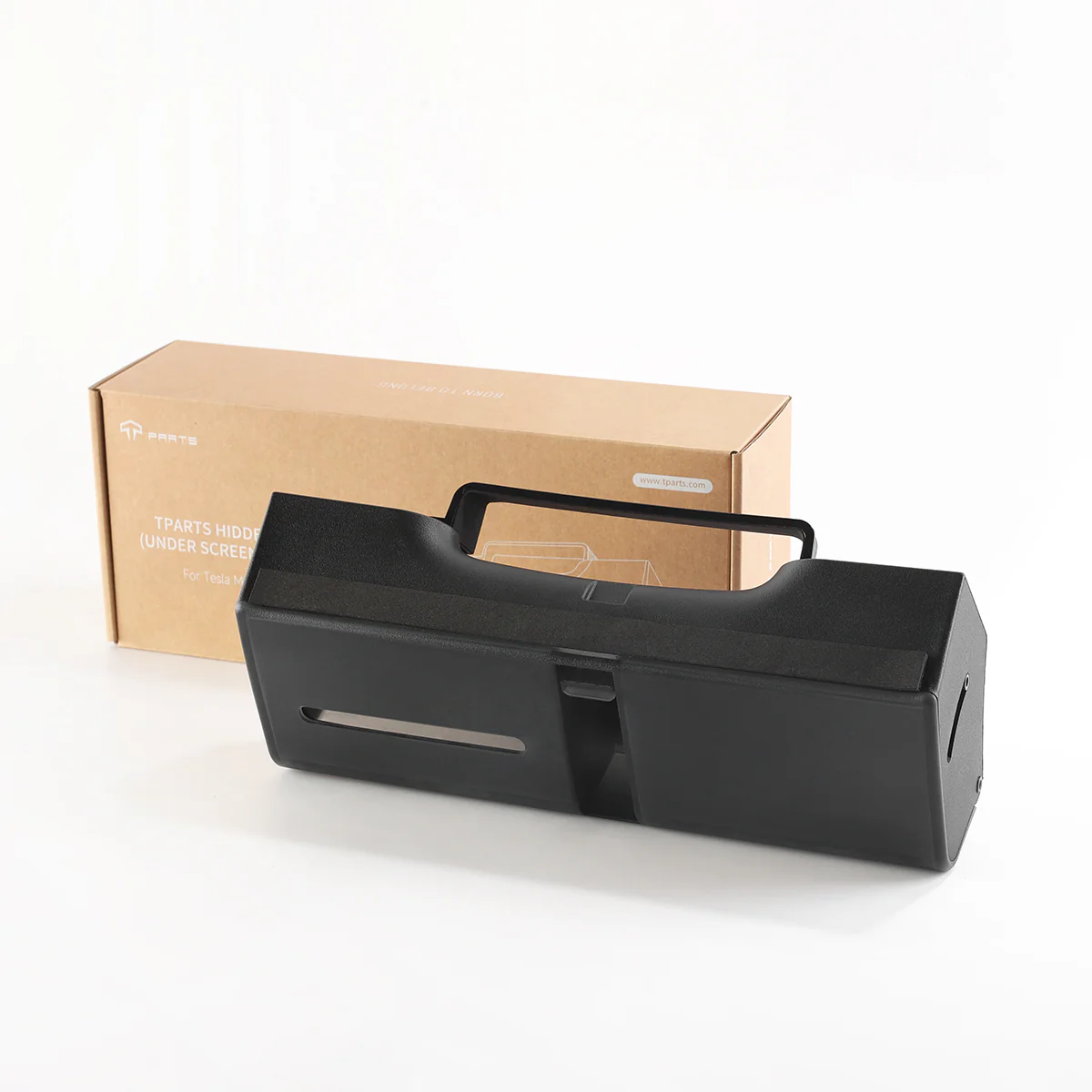 Hidden Magnetic Under Screen Storage Box for Tesla Model 3/Y - Image 16