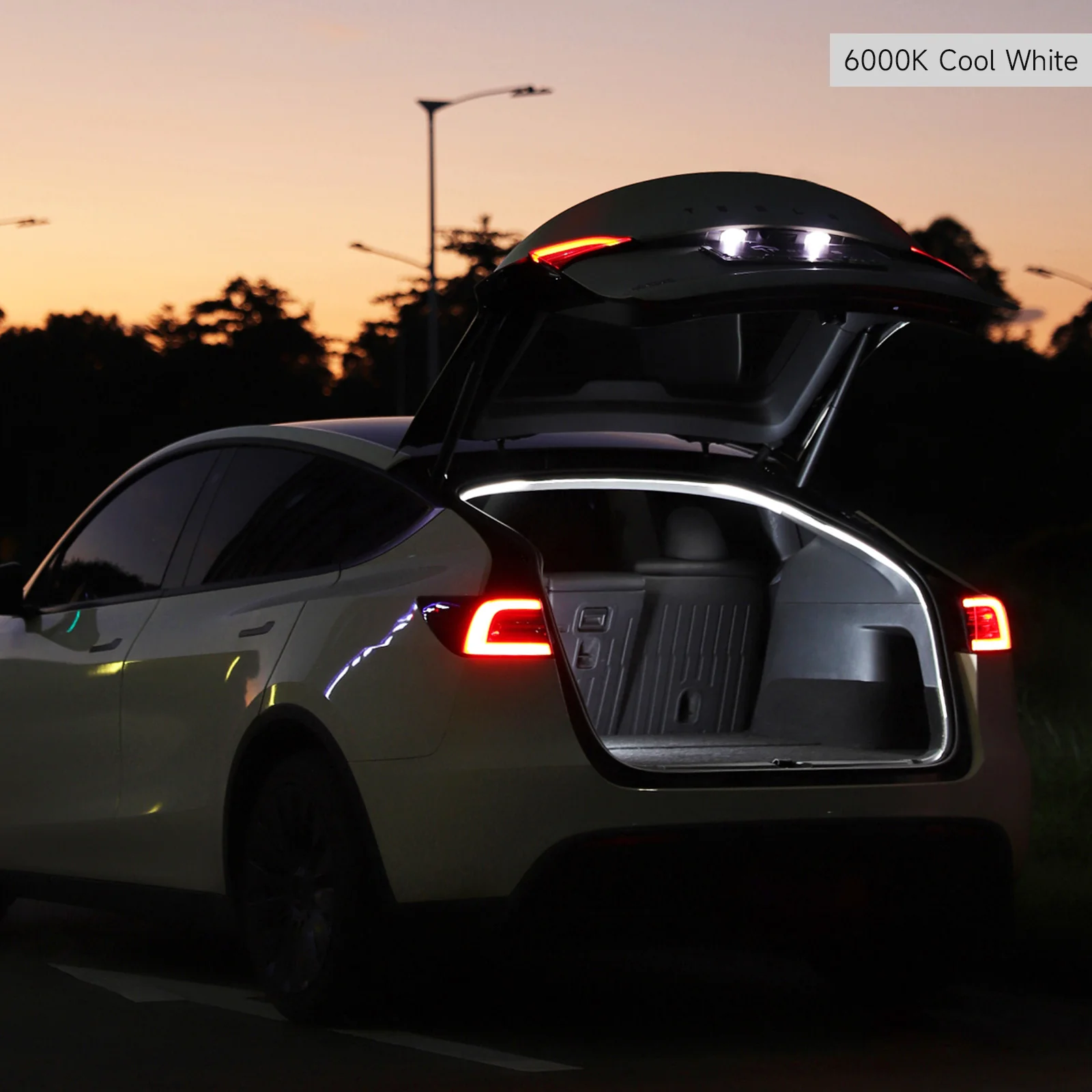 Dual-Mode Trunk LED Strip for Model Y 2020-2026 – Warm & Cool White (3000K & 6000K) - Image 8