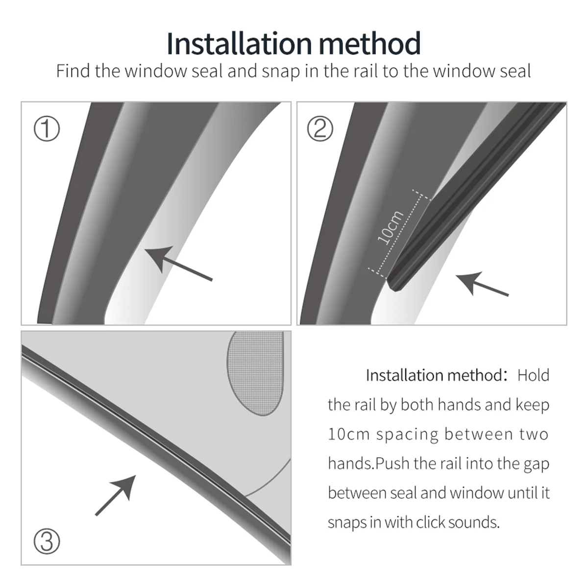 Side Window Sunshade Curtain for Tesla Model 3/Y - Image 6
