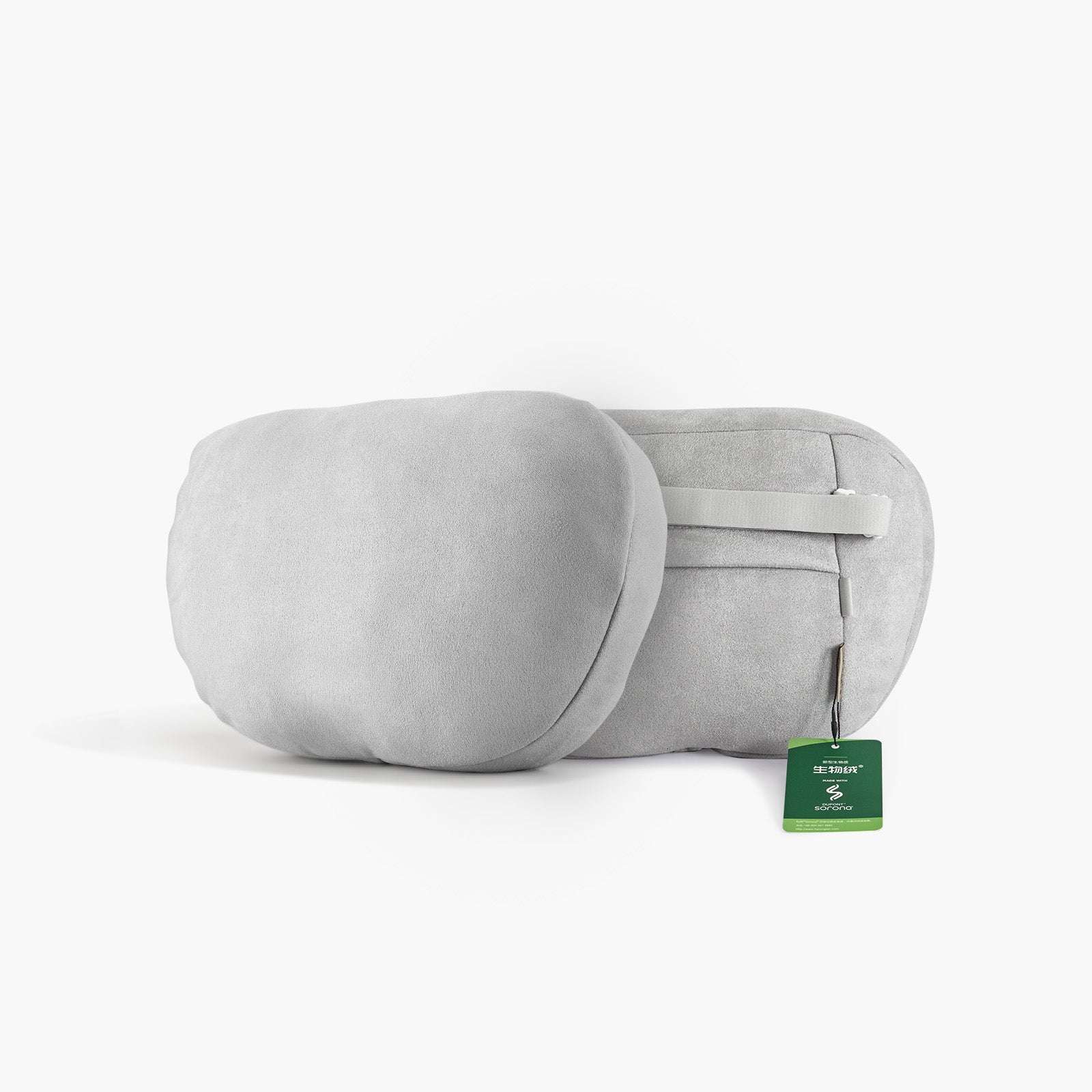 TPARTS Soft Faux Suede Headrest Neck Pillow For Tesla (Filled With Dupont™ Sorona® Sustainable Bio Fiber) - Image 10